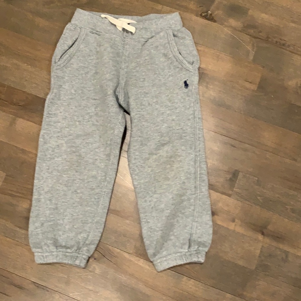 Comfortable and stylish grey Polo Ralph Lauren elastic waist sweats